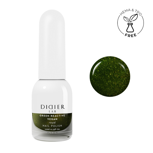 Green reactive, vegan lak za nokte "Didier Lab", royal, 10ml